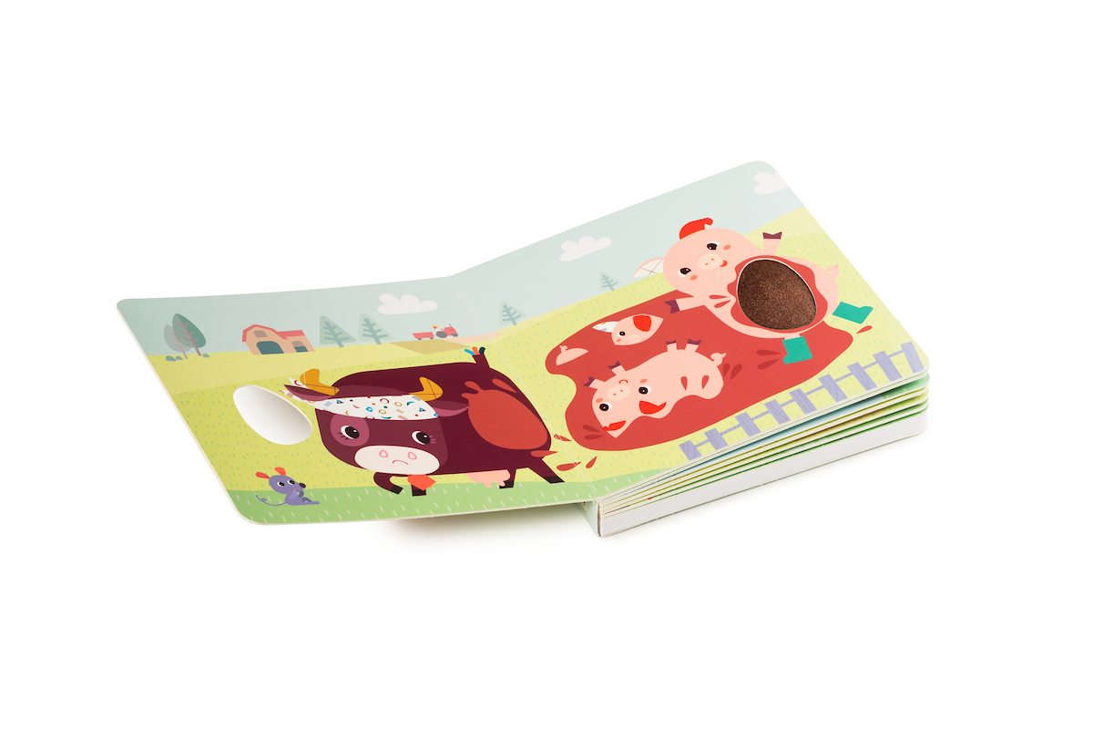 FUNKY FARM Livre tactile et sonore – Image 2
