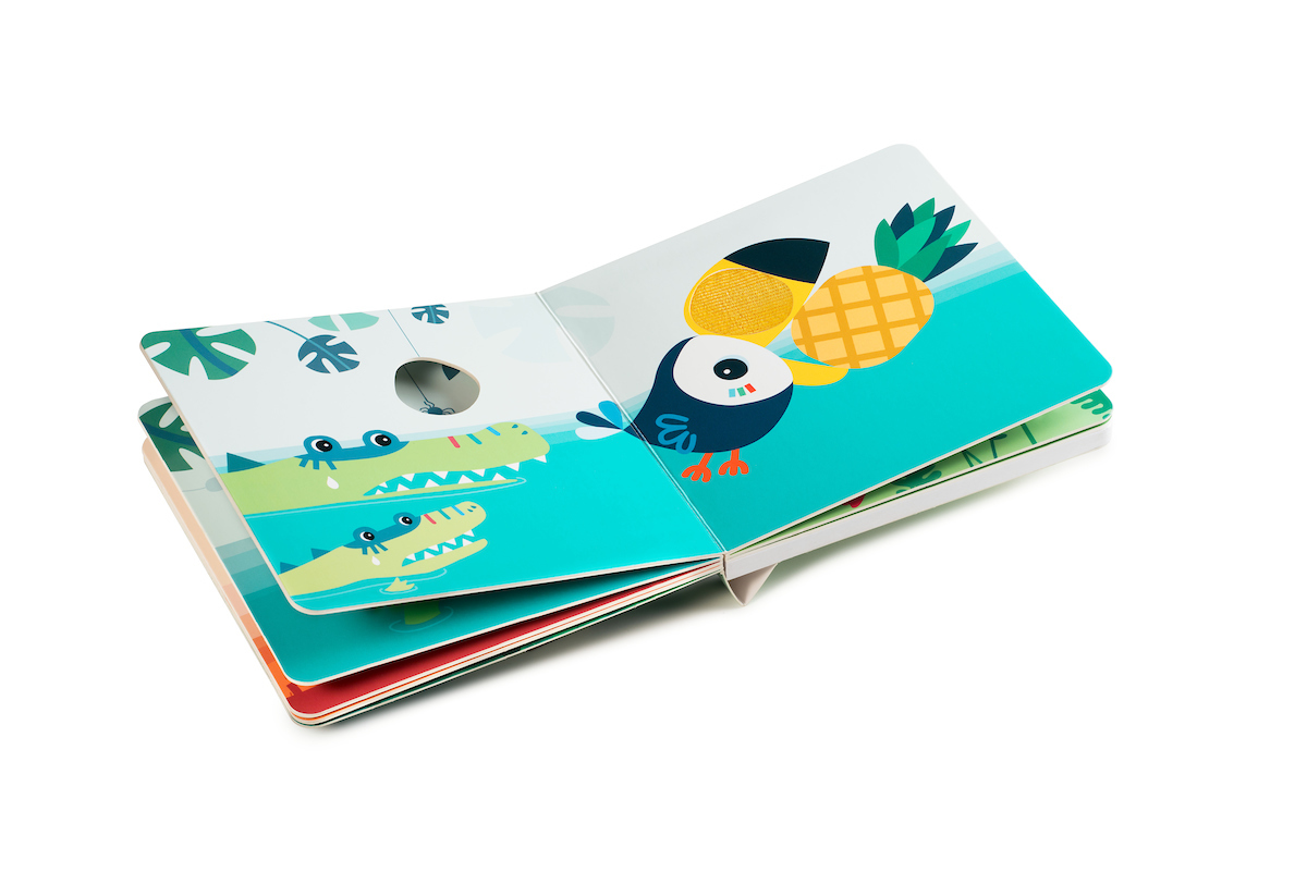 JUNGLE JAM Livre tactile et sonore – Image 4