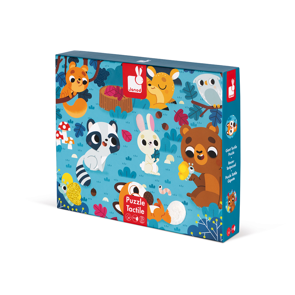 PUZZLE TACTILE 'LES ANIMAUX DE LA FORÊT' - 20 PCS – Image 5