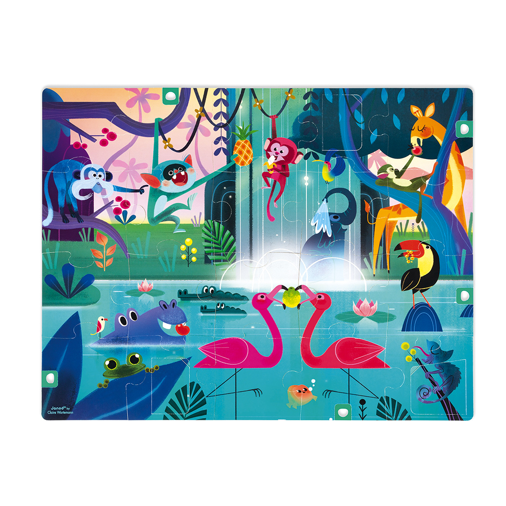 PUZZLE SURPRISE - "FESTIN DANS LA JUNGLE" - 20 PCS – Image 3