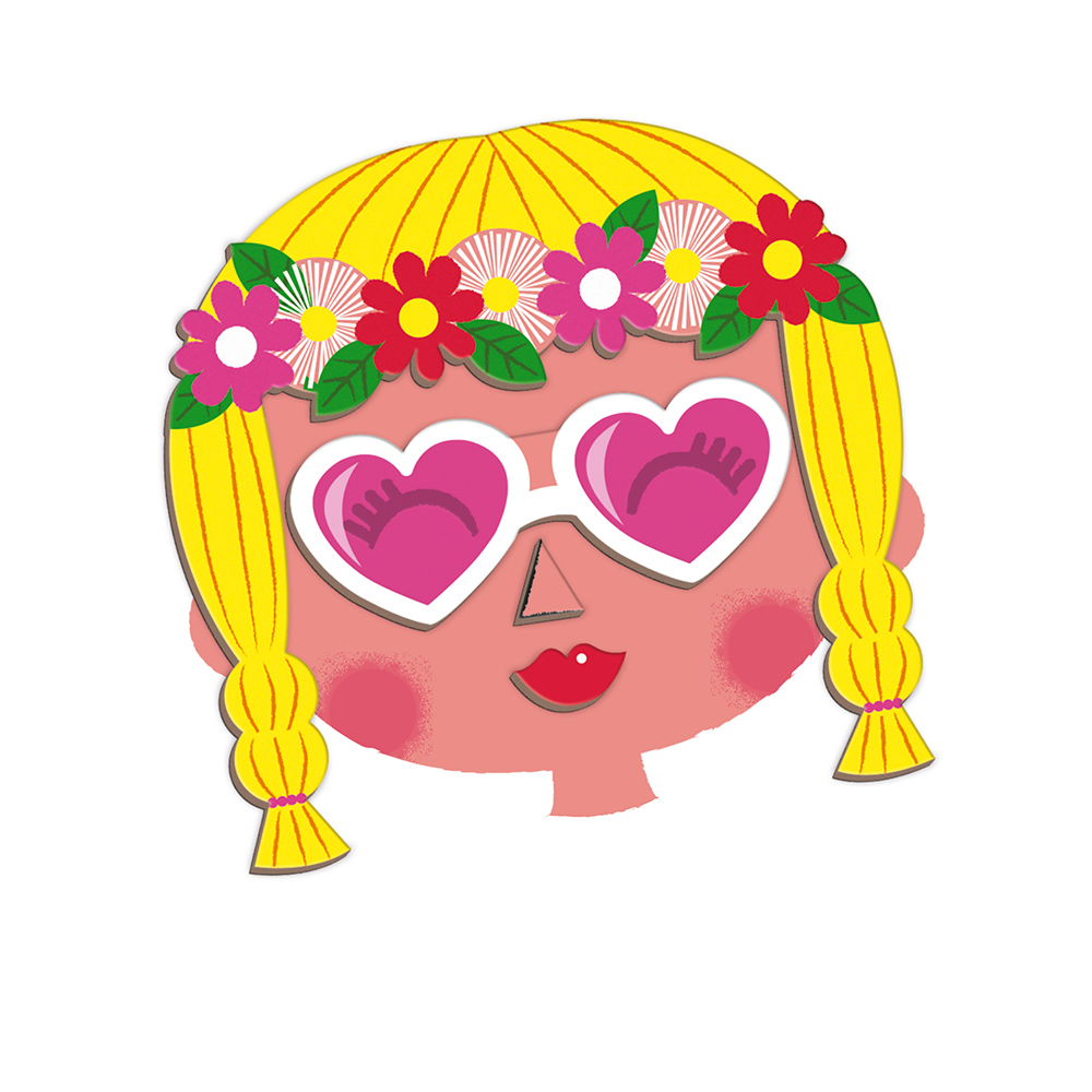 MAGNETI'BOOK CRAZY FACES FILLE – Image 3