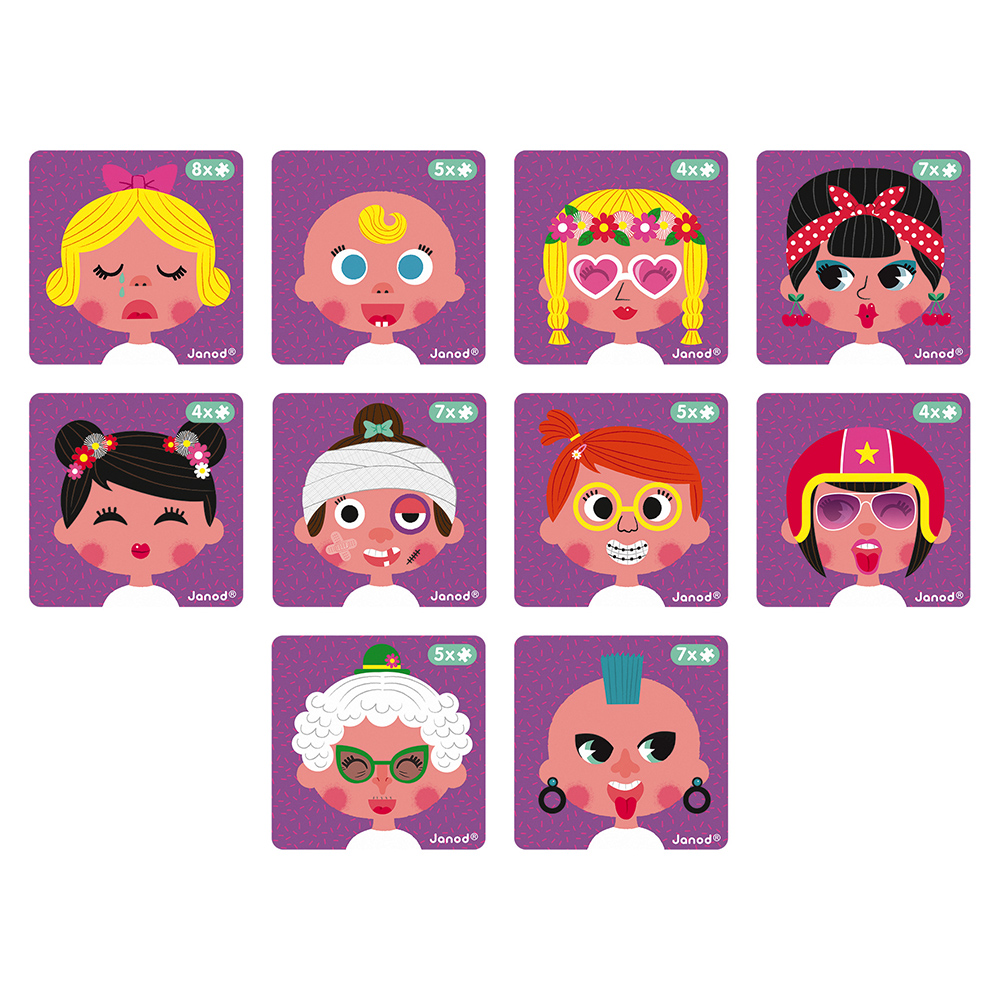 MAGNETI'BOOK CRAZY FACES FILLE – Image 4