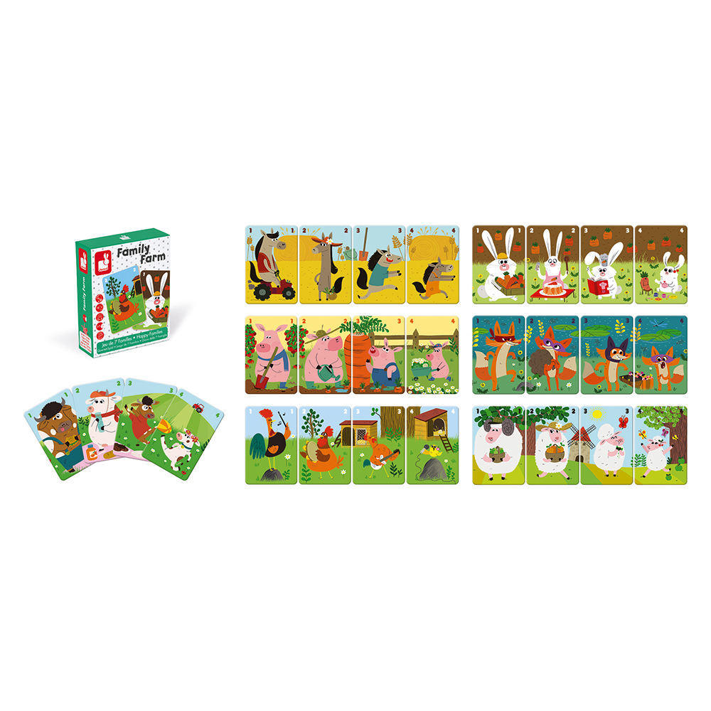 JEU DE 7 FAMILLES - FAMILY FARM