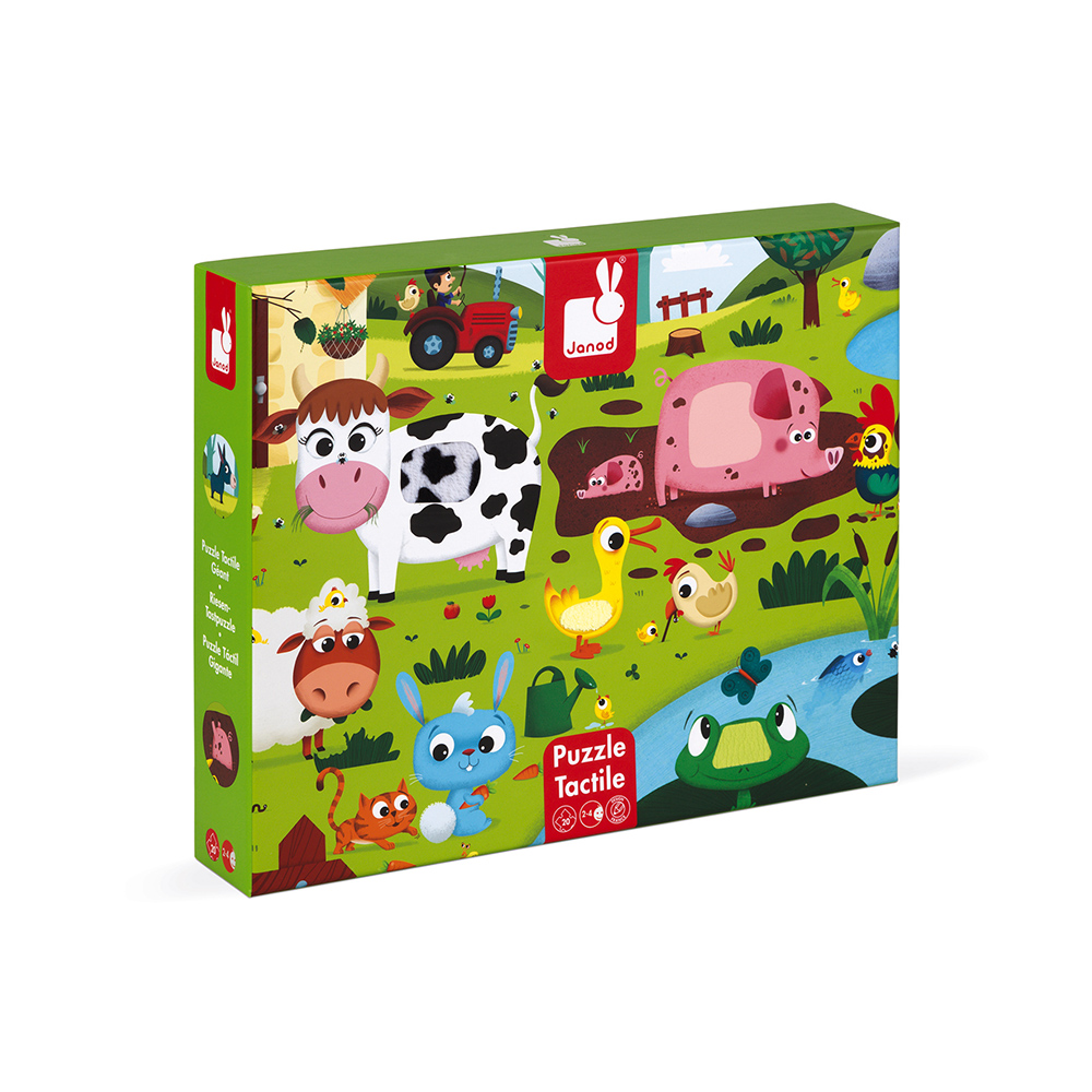 PUZZLE TACTILE 'LES ANIMAUX DE LA FERME' - 20 PCS – Image 6