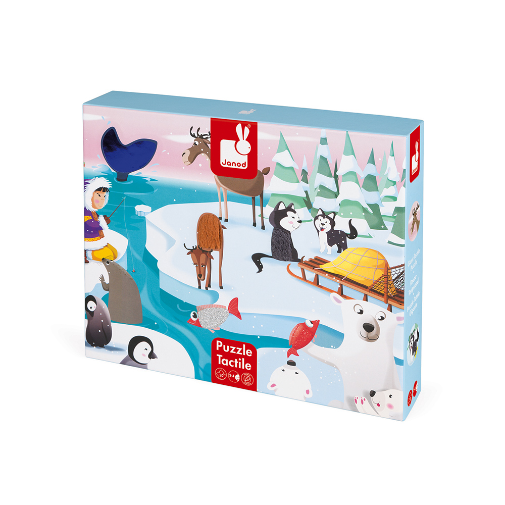 PUZZLE TACTILE 'LA VIE SUR LA BANQUISE' - 20 PCS – Image 5