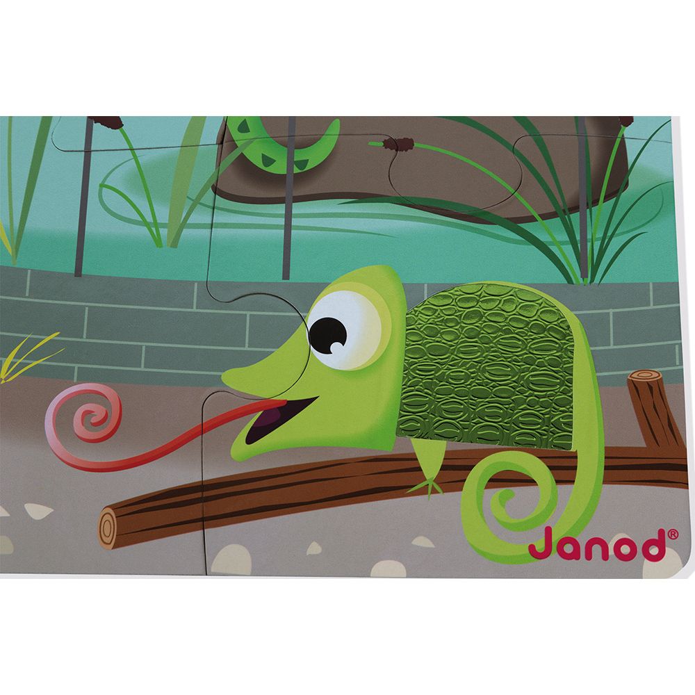 PUZZLE TACTILE 'UNE JOURNEE AU ZOO' - 20 PCS – Image 4