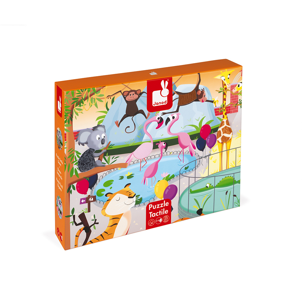 PUZZLE TACTILE 'UNE JOURNEE AU ZOO' - 20 PCS – Image 5