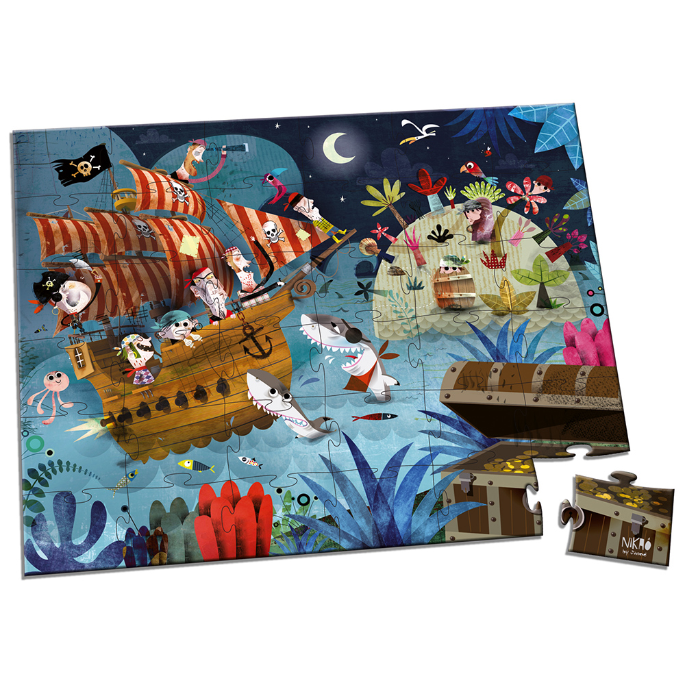PUZZLE LA CHASSE AUX TRESORS 36 PCS – Image 2