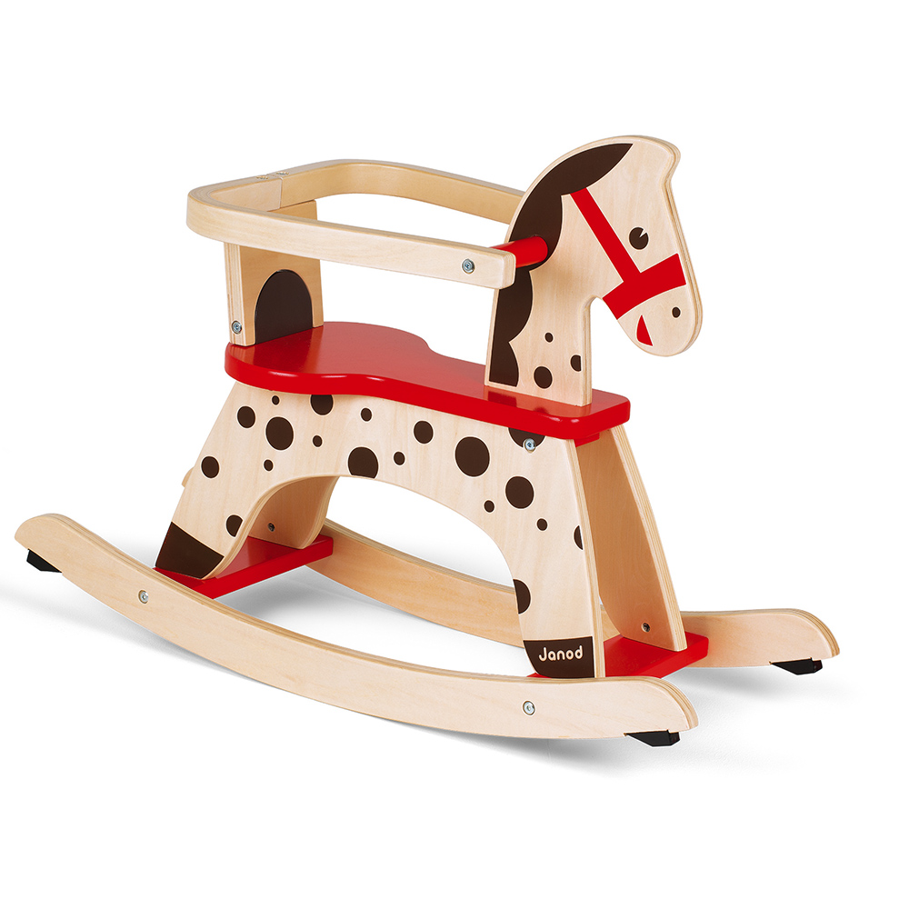 CHEVAL A BASCULE CARAMEL