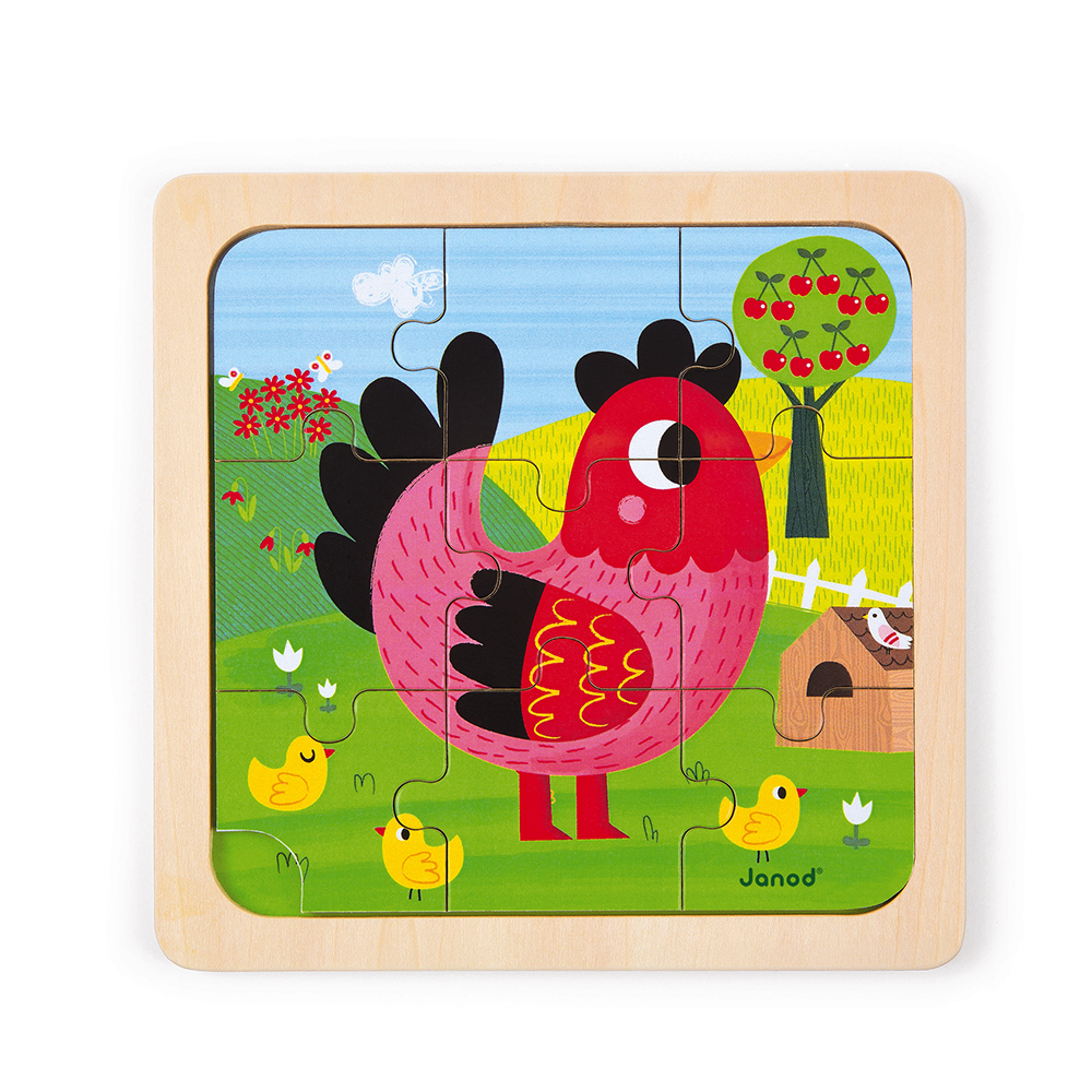 PUZZLE POULE VIOLETTE – Image 2