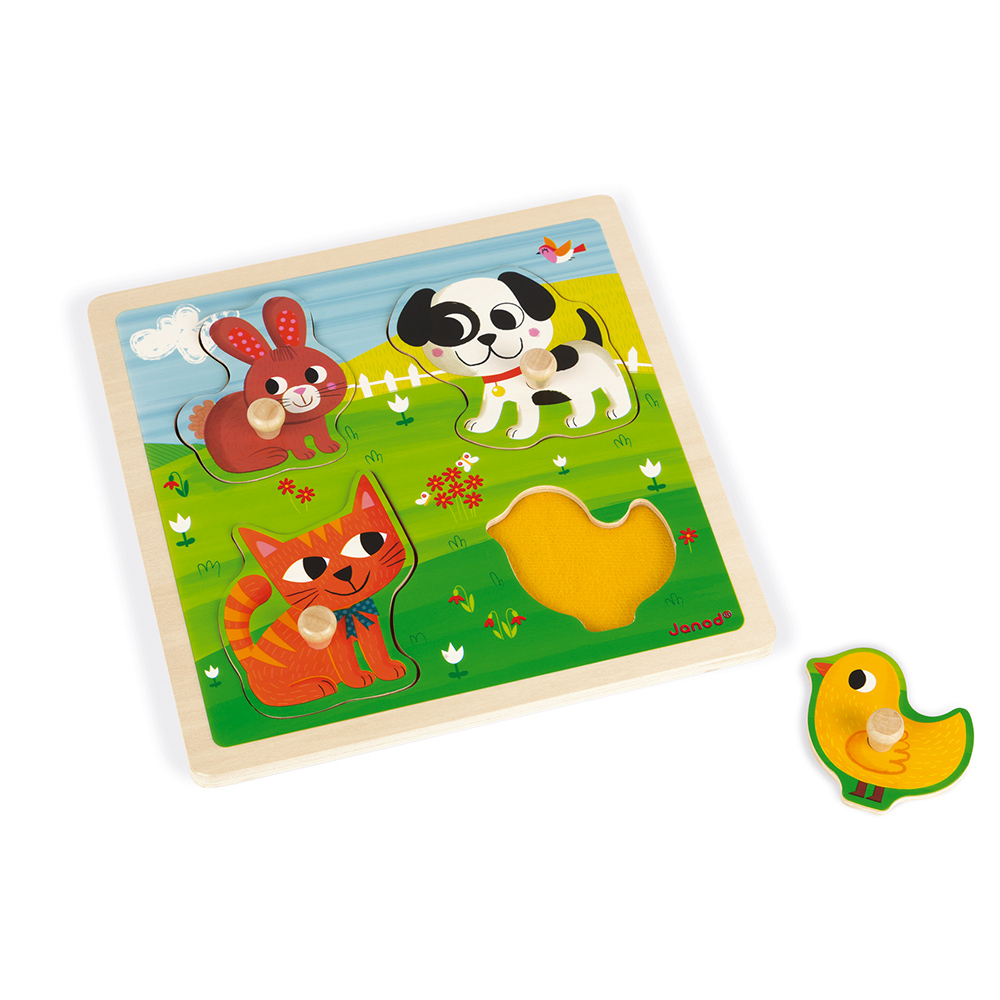 PUZZLE TACTILE MES PREMIERS ANIMAUX