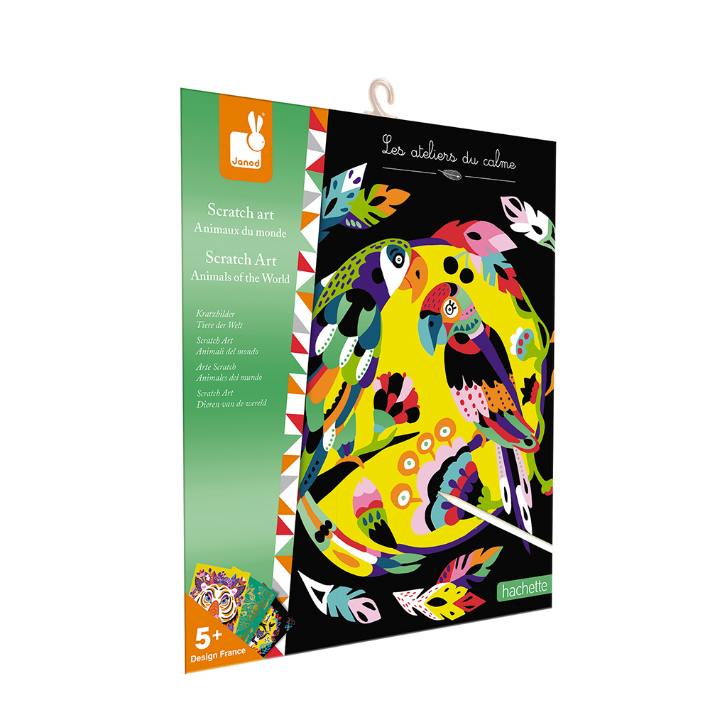 SCRATCH ART ANIMAUX DU MONDE – Image 4