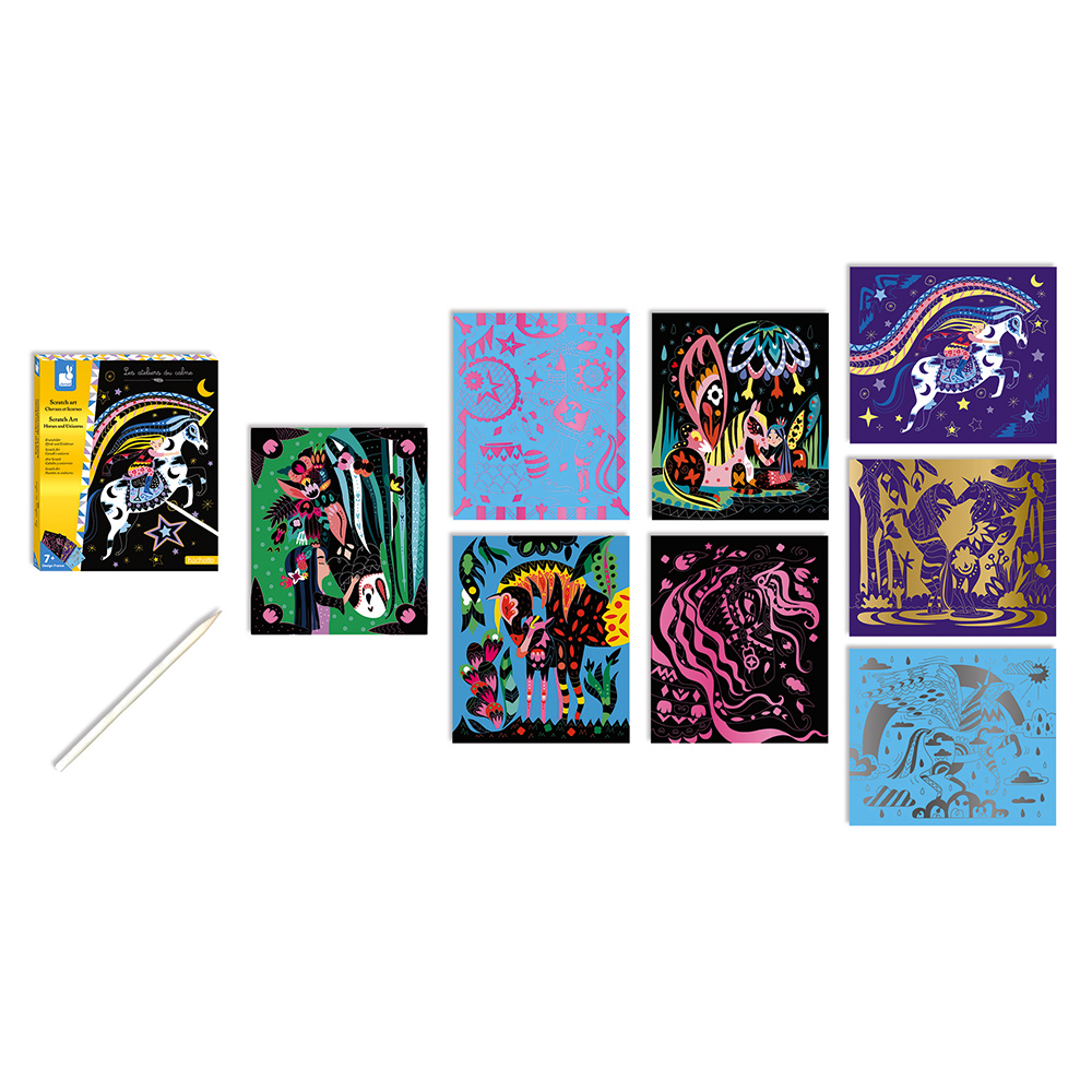 SCRATCH ART CHEVAUX ET LICORNES – Image 2