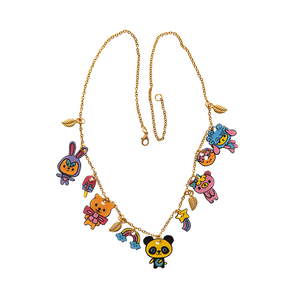BIJOUX PLASTIQUE FOU ANIMAUX KAWAI