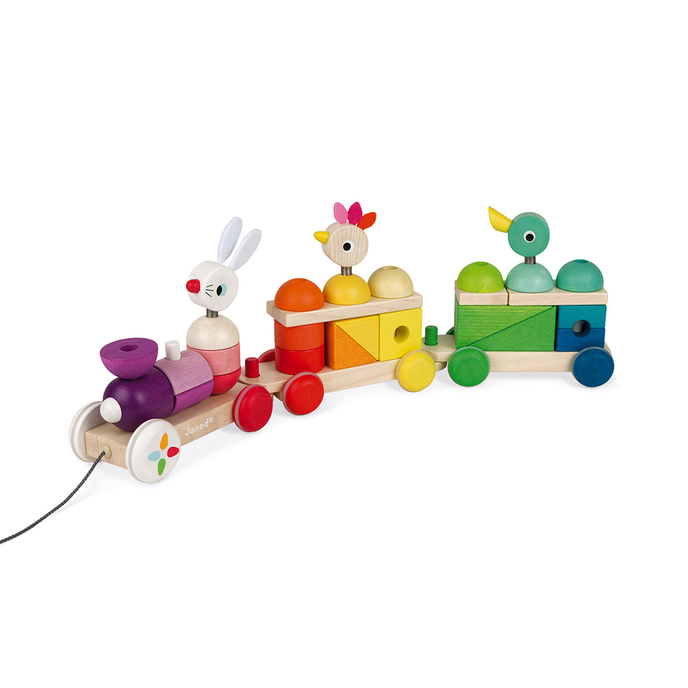TRAIN GEANT MULTICOLORE ZIGOLOS