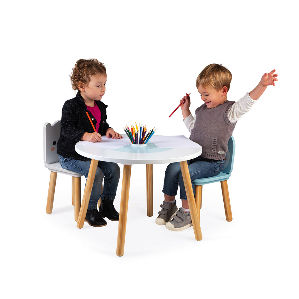 TABLE ET 2 CHAISES - BANQUISE – Image 4