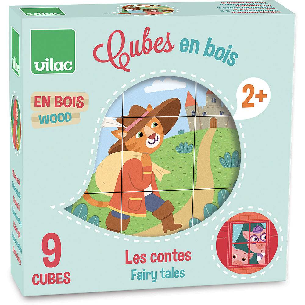 Cubes en bois les contes – Image 3