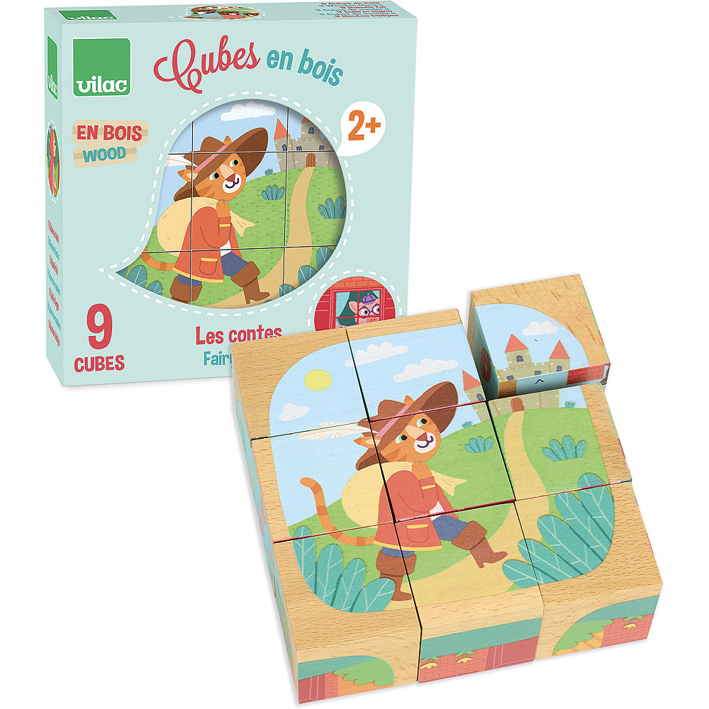 Cubes en bois les contes – Image 4