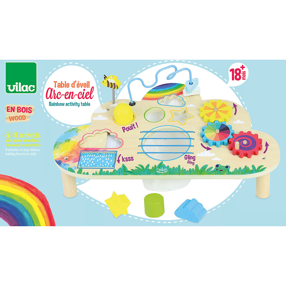 Table d'éveil arc-en-ciel – Image 3