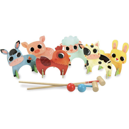 Croquet des animaux de la ferme*