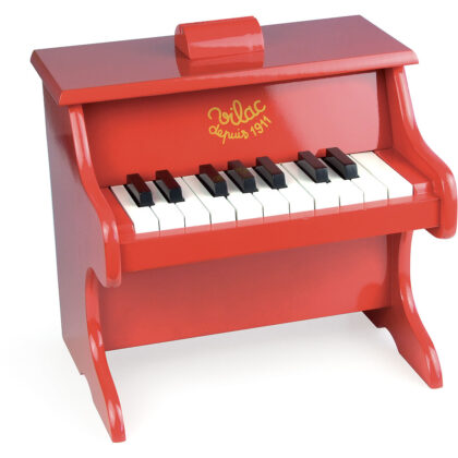 Piano rouge 18 touches avec partitions