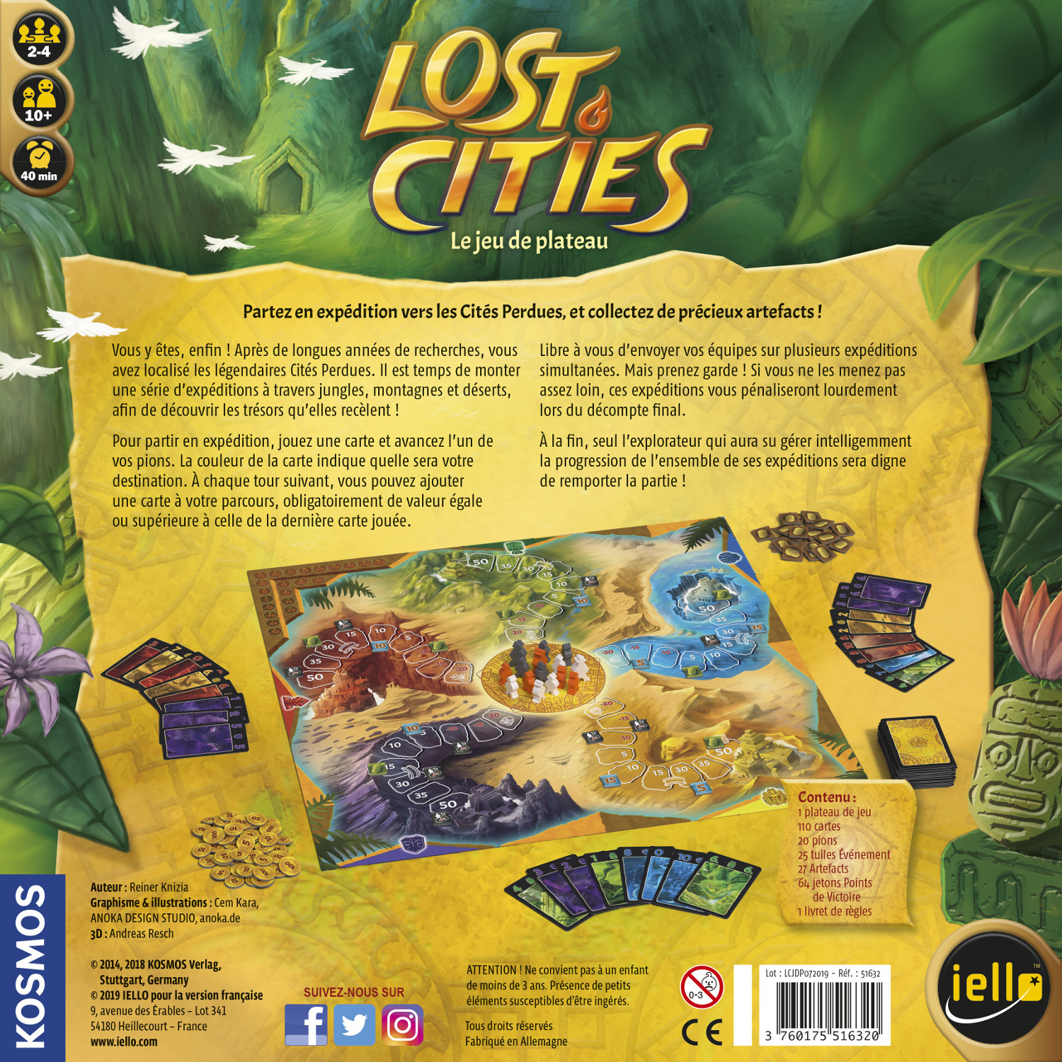 LOST CITIES LE JEU DE PLATEAU – Image 3