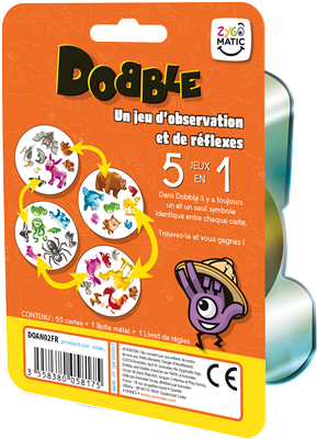 DOBBLE ANIMAUX NOUVELLE BOITE – Image 2
