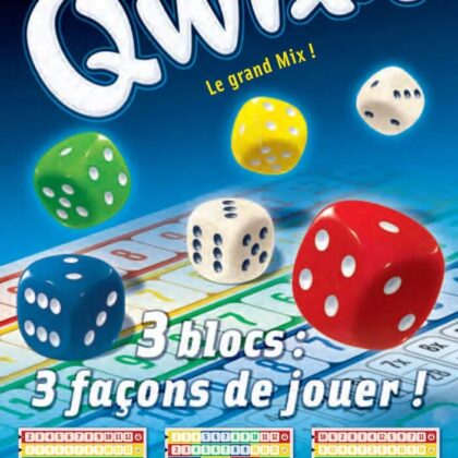 QWIXX - Recharge BLOC DE SCORE (3x80 fiches)