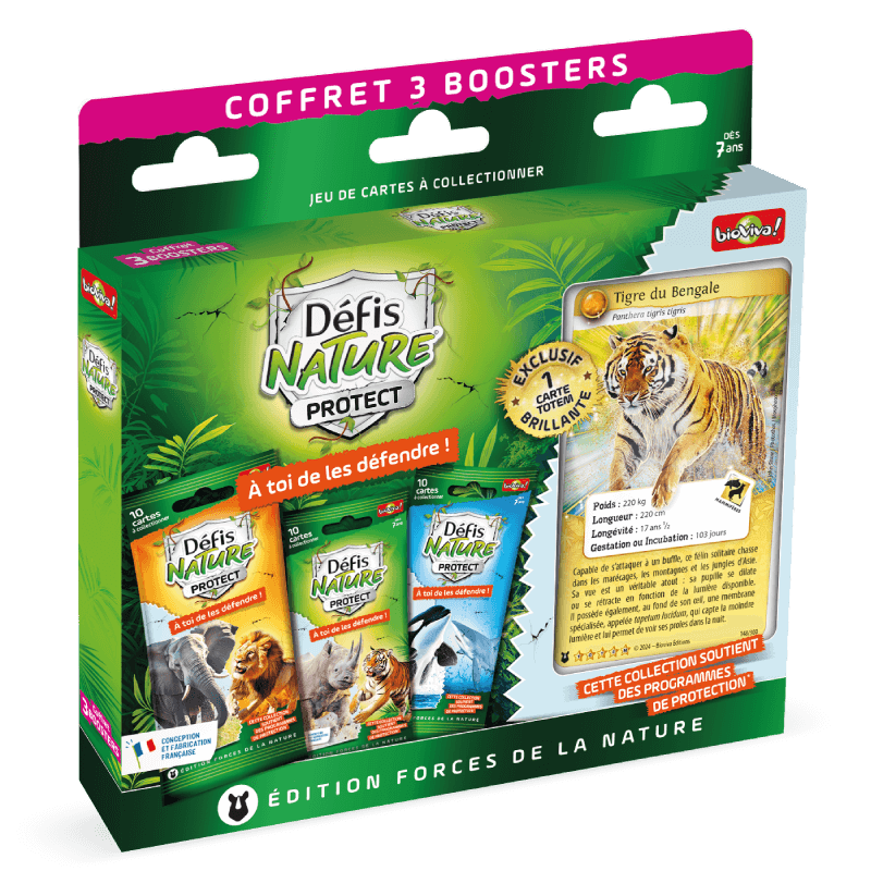 COFFRET 3 BOOSTERS- DEFI NATURE PROTECT